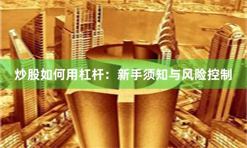 炒股如何用杠杆：新手须知与风险控制